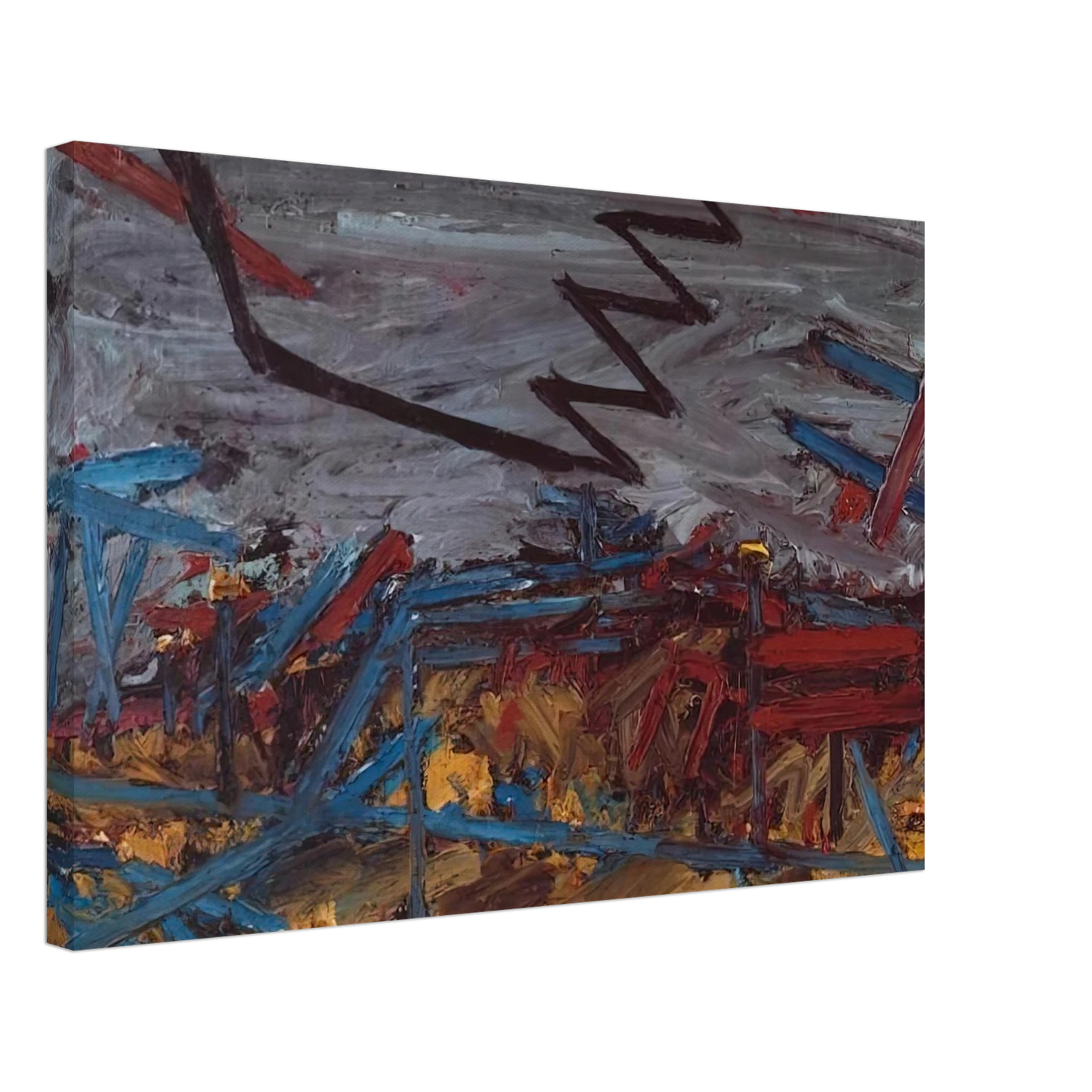 Frank Auerbach - PRIMROSE HILL 1968 Canvas - 70x100 cm / 28x40 inches-canvas
