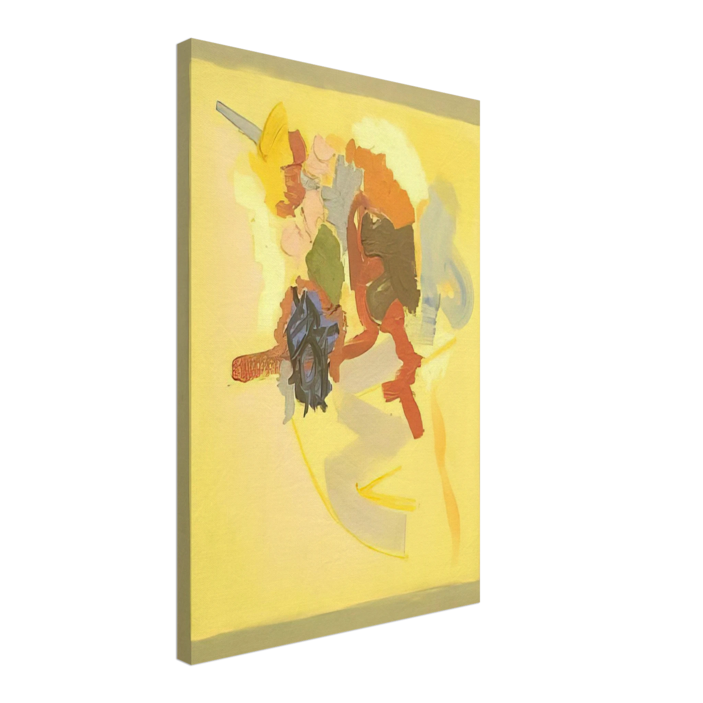 John Ferren - Yellow Field - 1960 Canvas - 40x60 cm / 16x24 inches-canvas