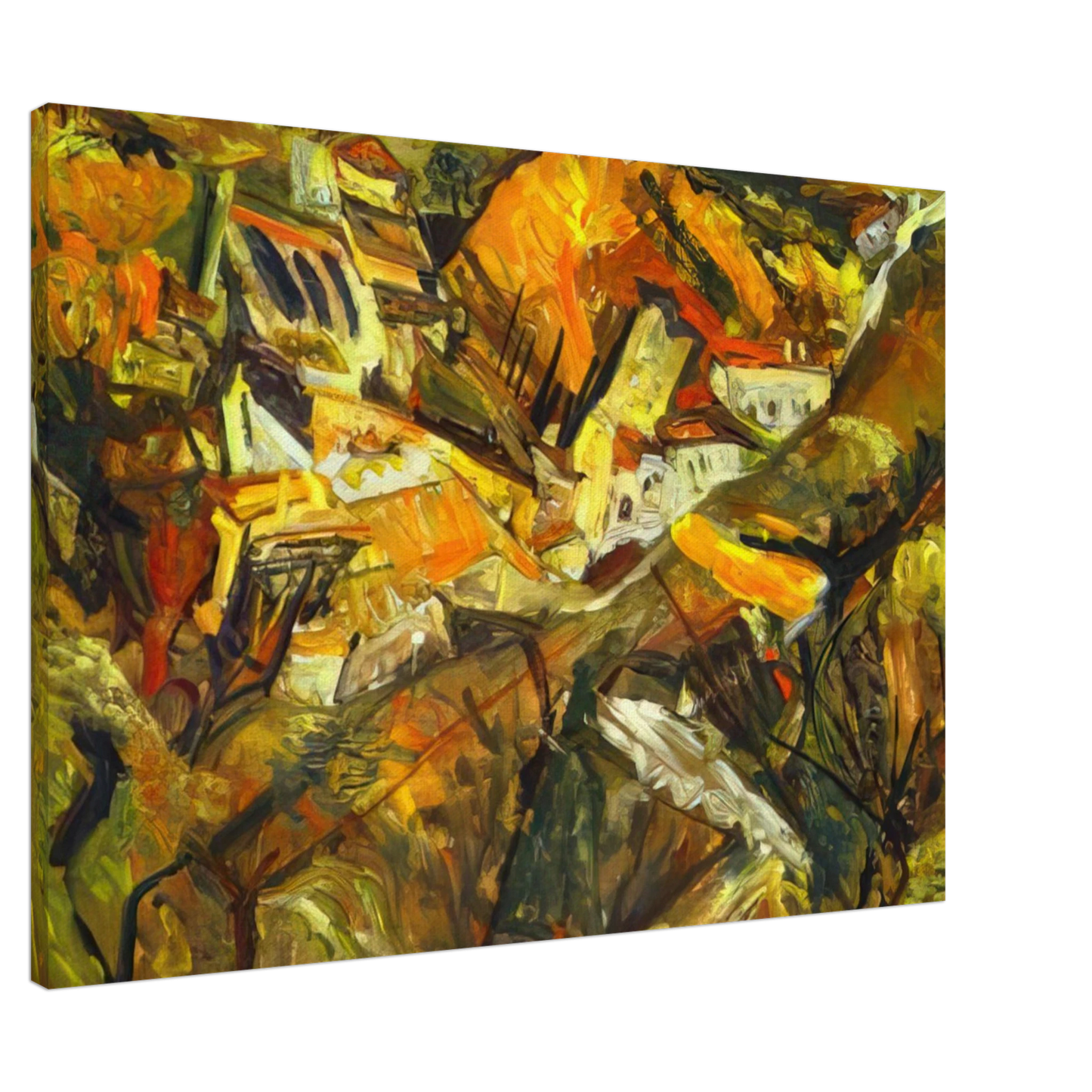 Chaim Soutine - CERET LANDSCAPE Canvas - 20x30 cm / 8x12 inches-canvas