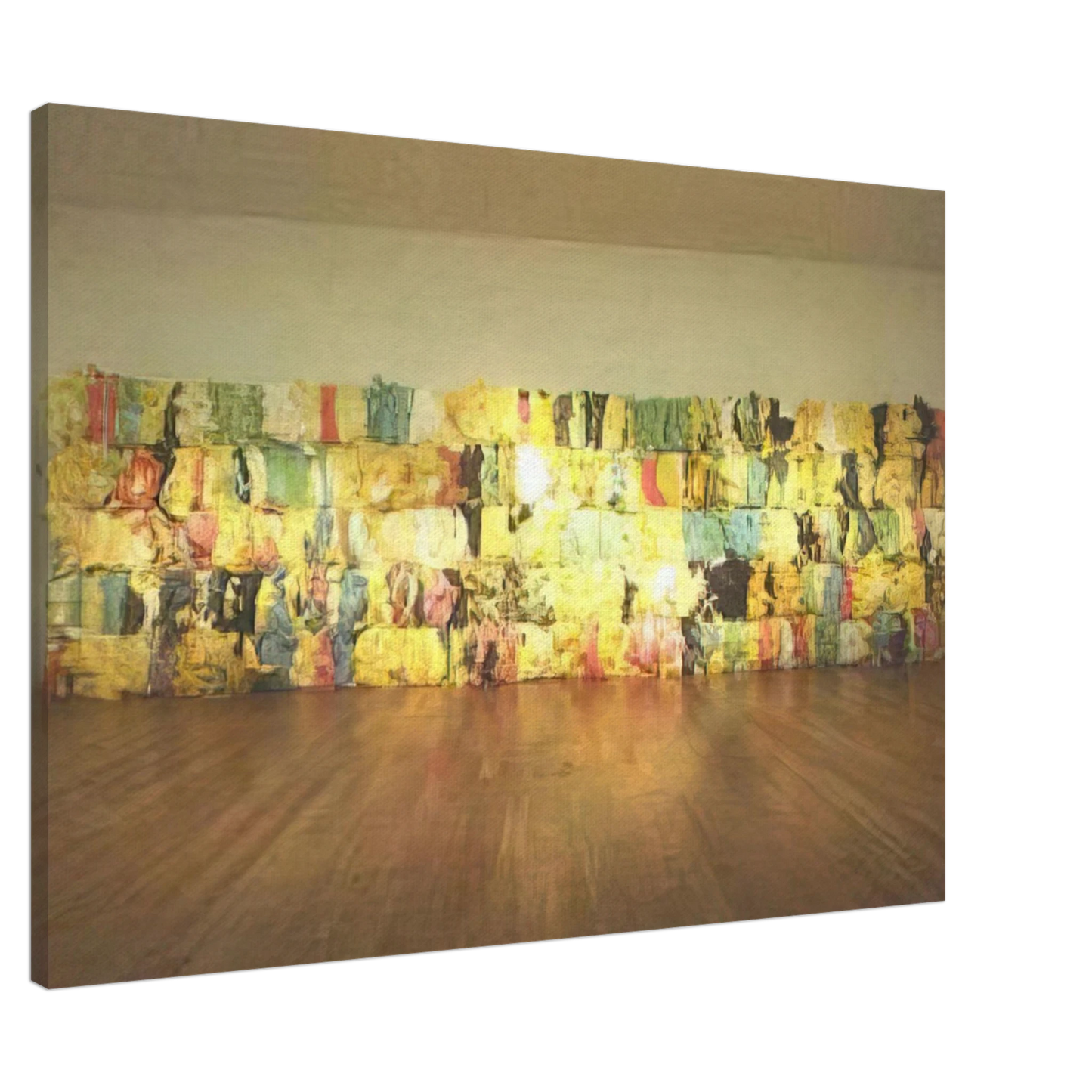 Joao Vieira - Cortina de Espuma - 2001 Canvas - 20x30 cm / 8x12 inches-canvas