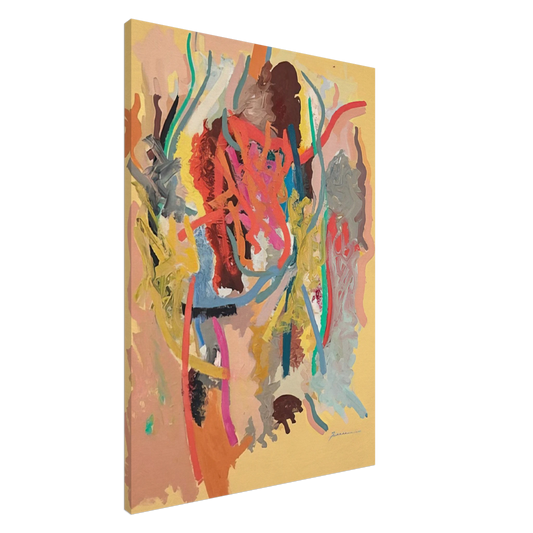 John Ferren - The Changeling - 1964 Canvas - 20x30 cm / 8x12 inches-canvas