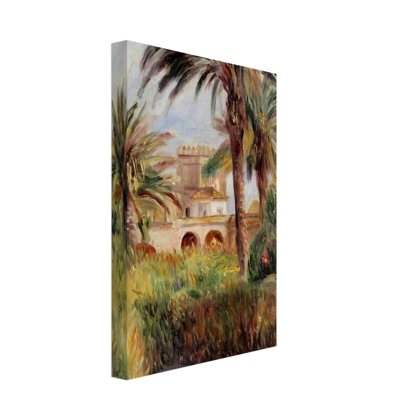 Pierre-Auguste Renoir - The Test Garden in Algiers Canvas - 40x60 cm / 16x24 inches-canvas