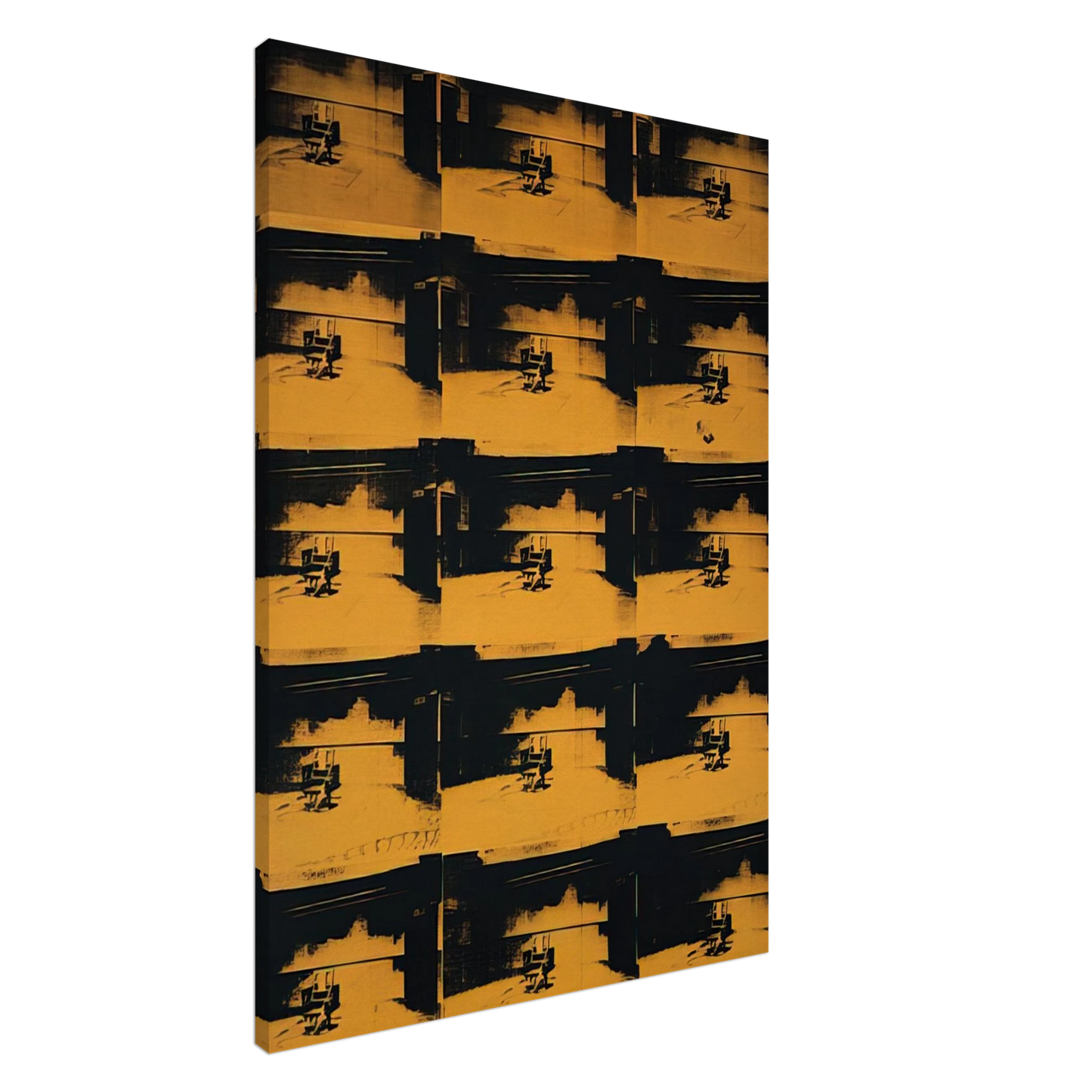 Andy Warhol - Orange Disaster Canvas - 20x30 cm / 8x12 inches-canvas