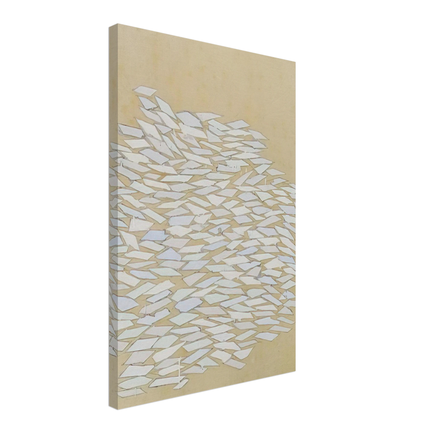 Robert Goodnough - Pastel Statement - 1971 Canvas - 40x60 cm / 16x24 inches-canvas