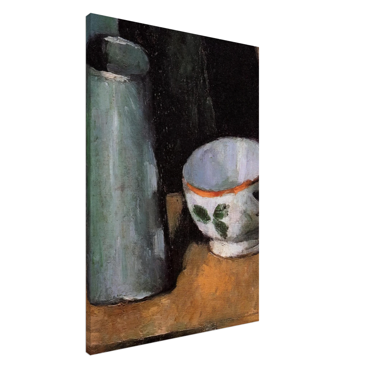 Paul Cezanne - Still Life, Bowl and Milk Jug Canvas - 20x30 cm / 8x12 inches-canvas