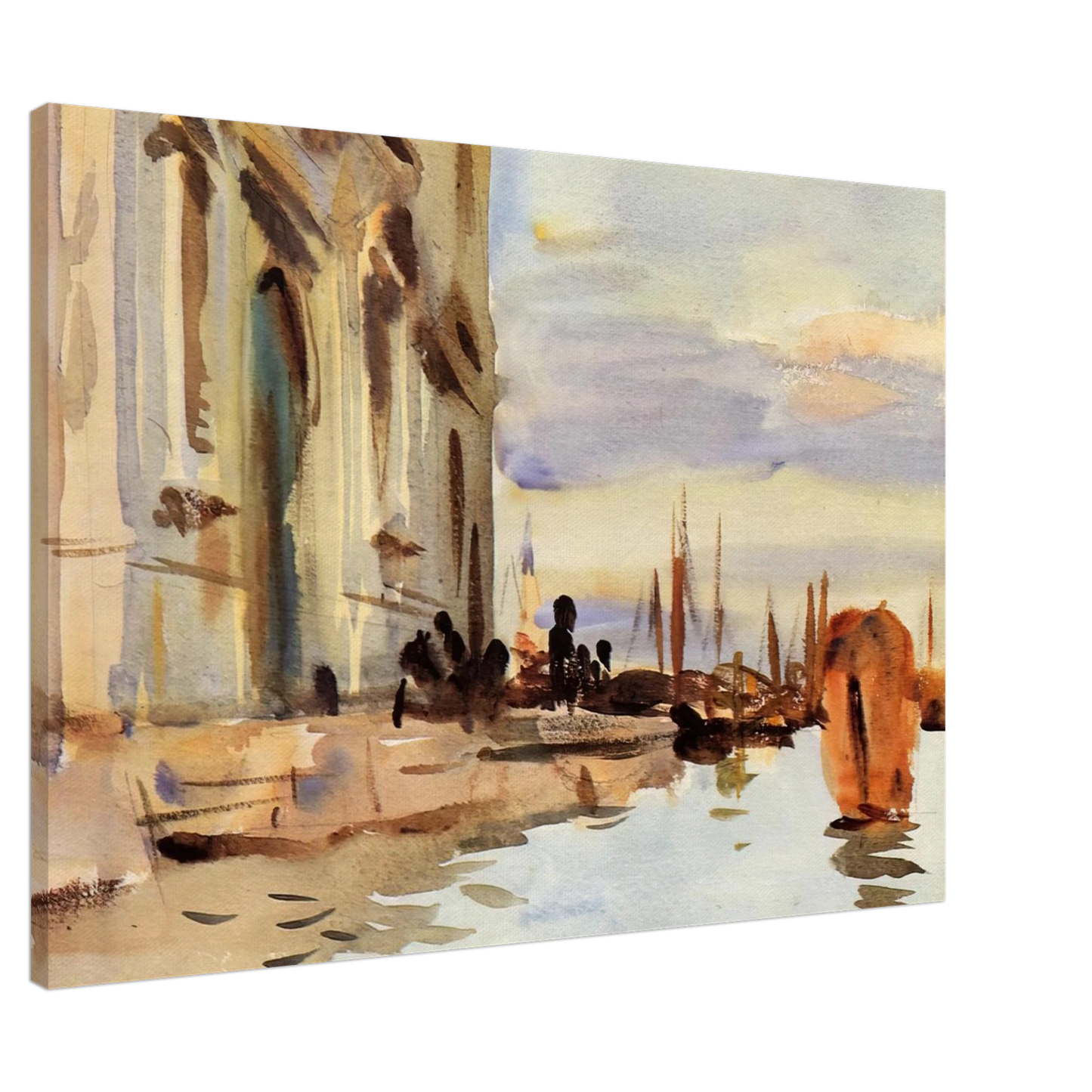 John Singer Sargent - Spirito Santo, Saattera Canvas - 20x30 cm / 8x12 inches-canvas