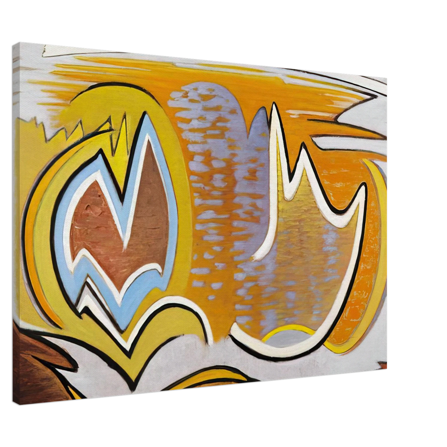 Lawren Harris - Abstract - Abstract Art Canvas - 20x30 cm / 8x12 inches-canvas