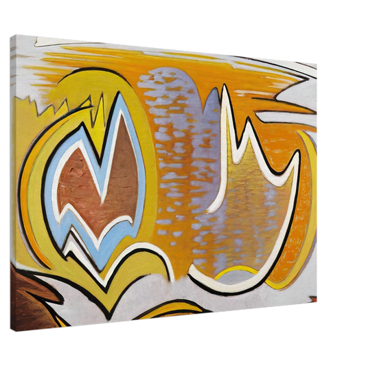 Lawren Harris - Abstract - Abstract Art Canvas - 20x30 cm / 8x12 inches-canvas