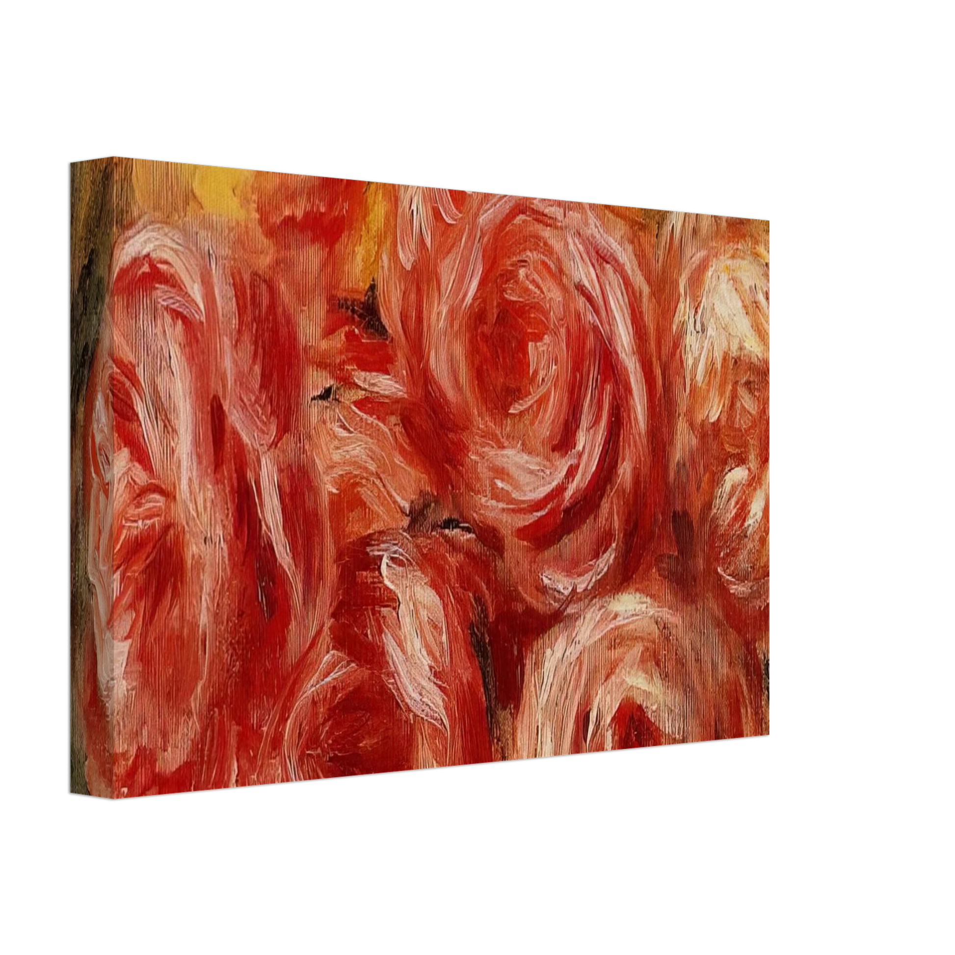 Pierre-Auguste Renoir - Red Roses Canvas - 70x100 cm / 28x40 inches-canvas