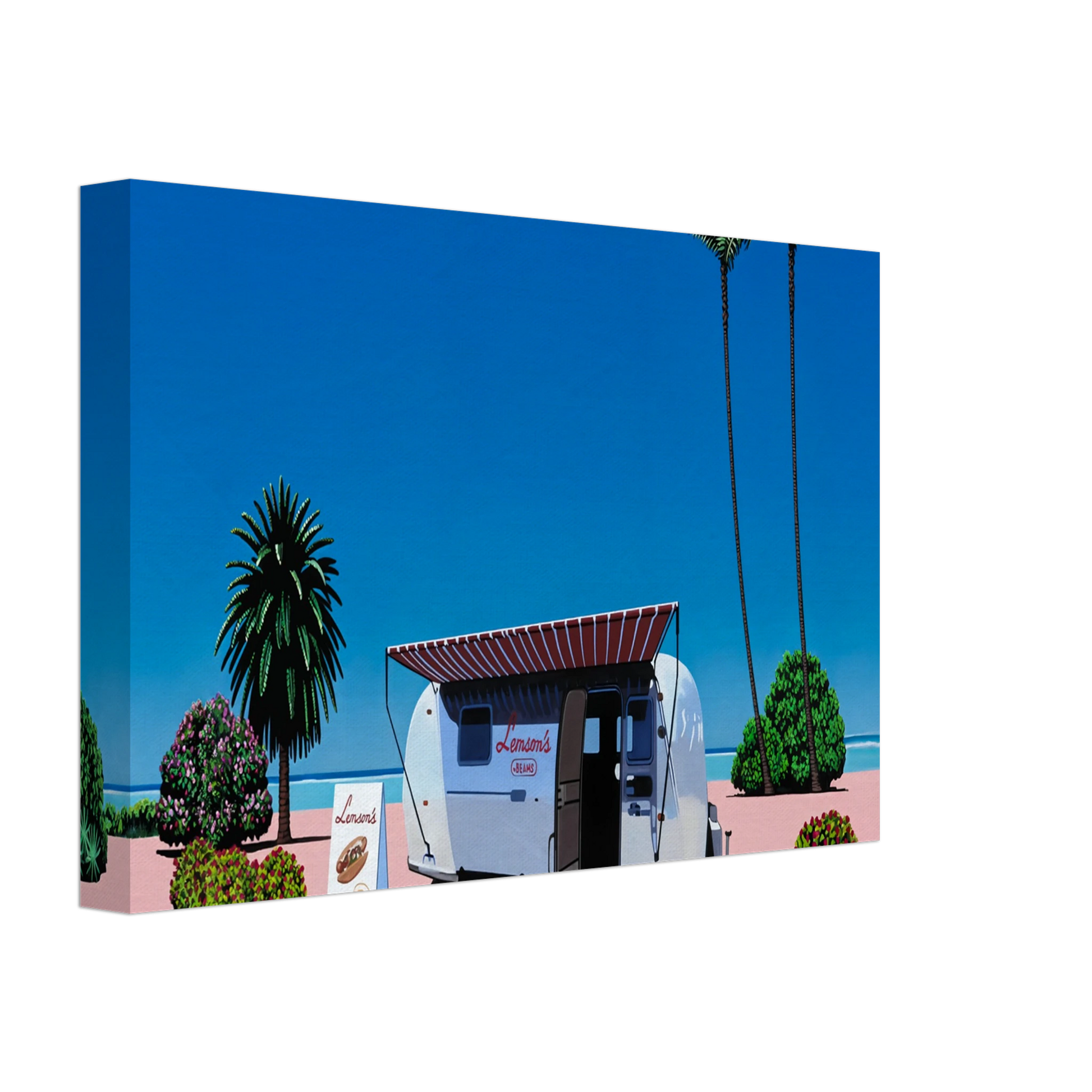 Hiroshi Nagai - Lemson's Beams Canvas - 40x60 cm / 16x24 inches-canvas