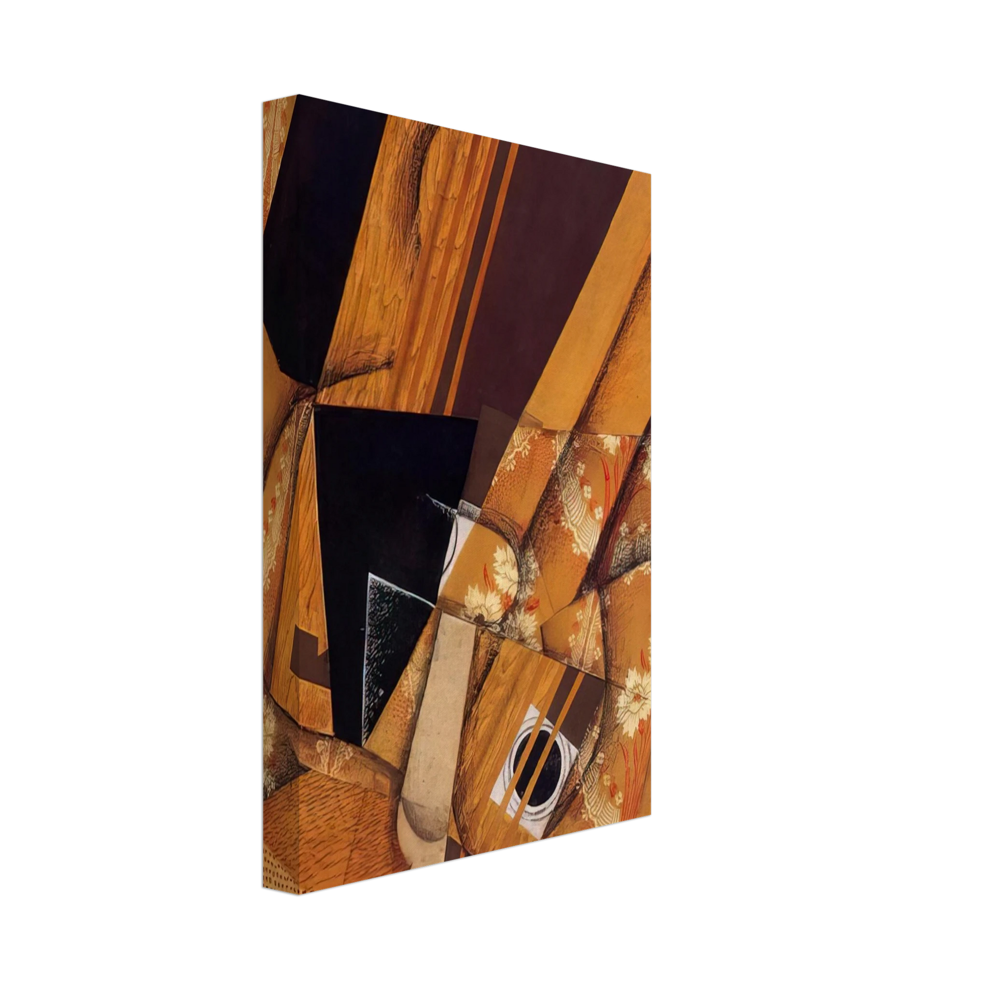 Juan Gris - GUITAR AND GLASS 1914 Canvas - 40x60 cm / 16x24 inches-canvas