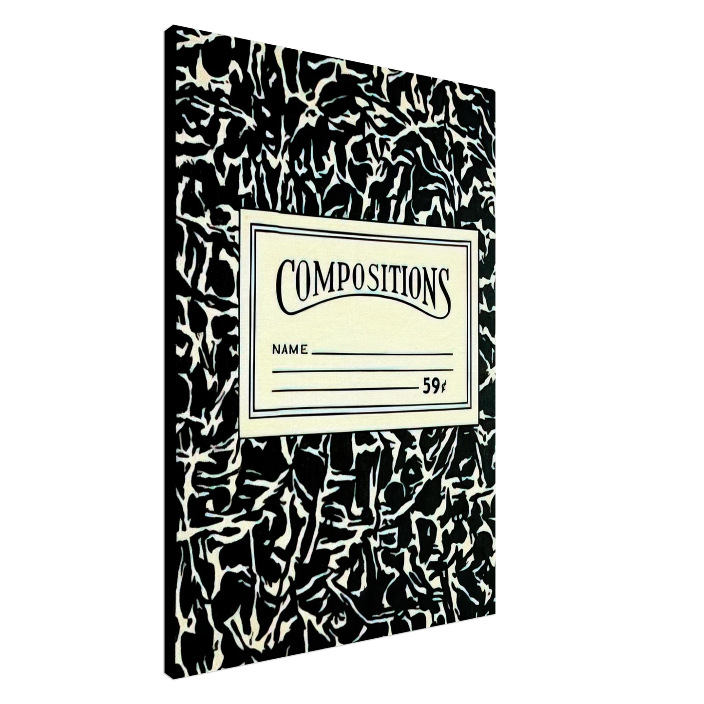 Roy Lichtenstein - COMPOSITIONS II 1964 Canvas - 20x30 cm / 8x12 inches-canvas