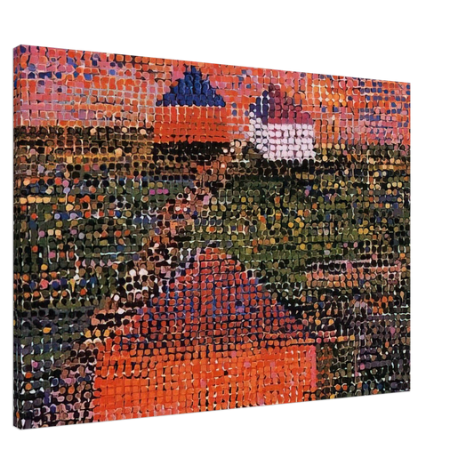 Jennifer Bartlett - Houses - 2005 Canvas - 20x30 cm / 8x12 inches-canvas