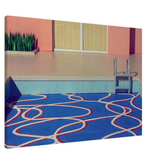 David Hockney - David Hockney Canvas - 20x30 cm / 8x12 inches-canvas