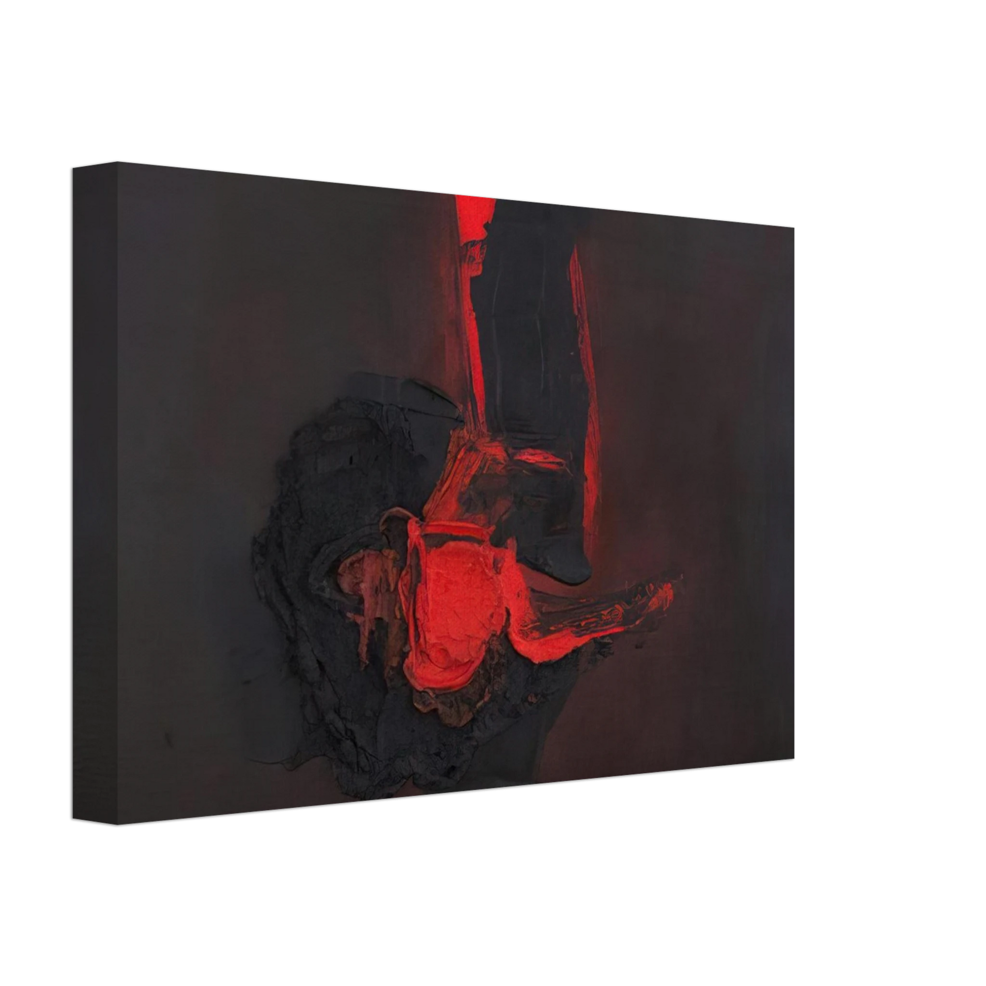 Luis Feito - N MERO 460 A 1963 Canvas - 40x60 cm / 16x24 inches-canvas