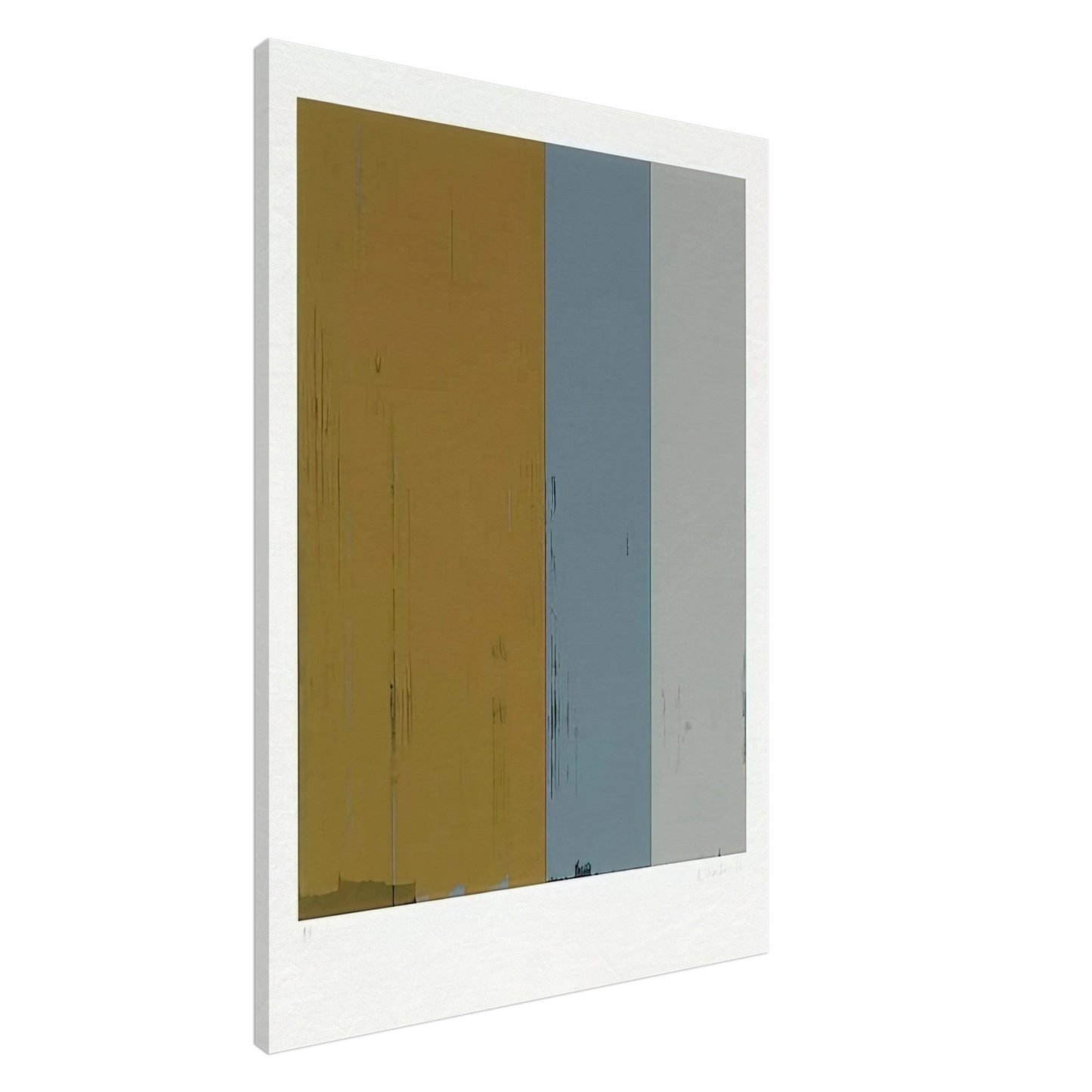 Brice Marden - Untitled Lewison 24-5 - Color Field Painting Canvas - 20x30 cm / 8x12 inches-canvas