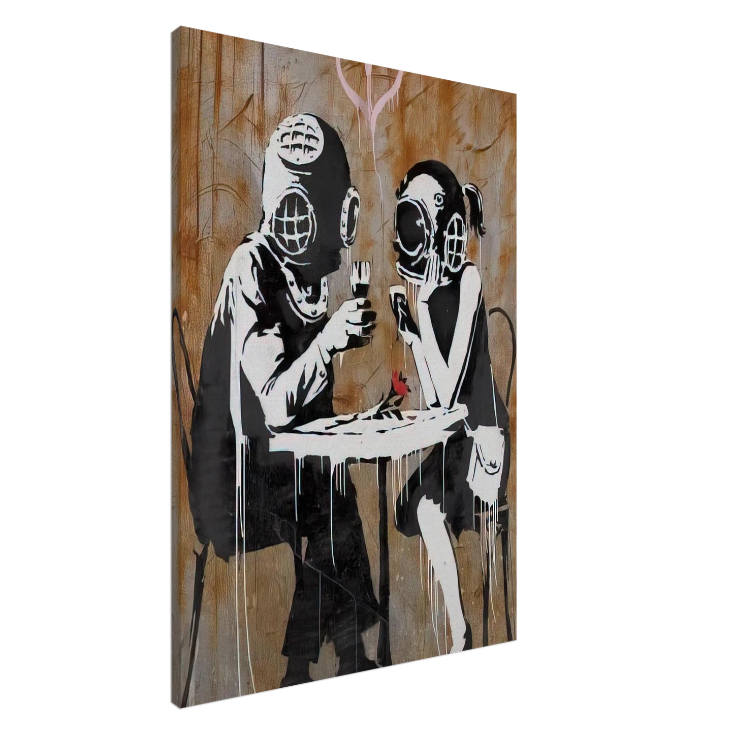 Banksy - THINK TANK 2003 Canvas - 20x30 cm / 8x12 inches-canvas