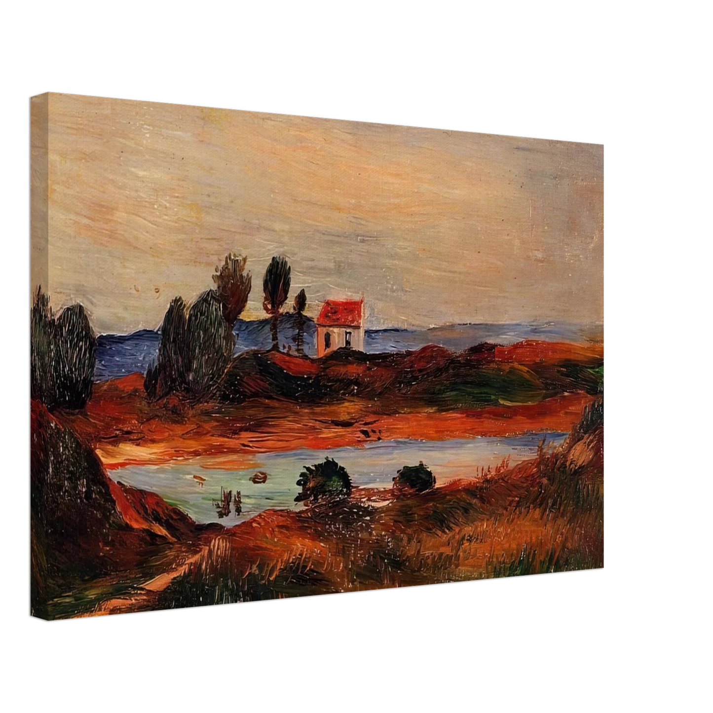 Pierre-Auguste Renoir - View of Brittany Canvas - 70x100 cm / 28x40 inches-canvas
