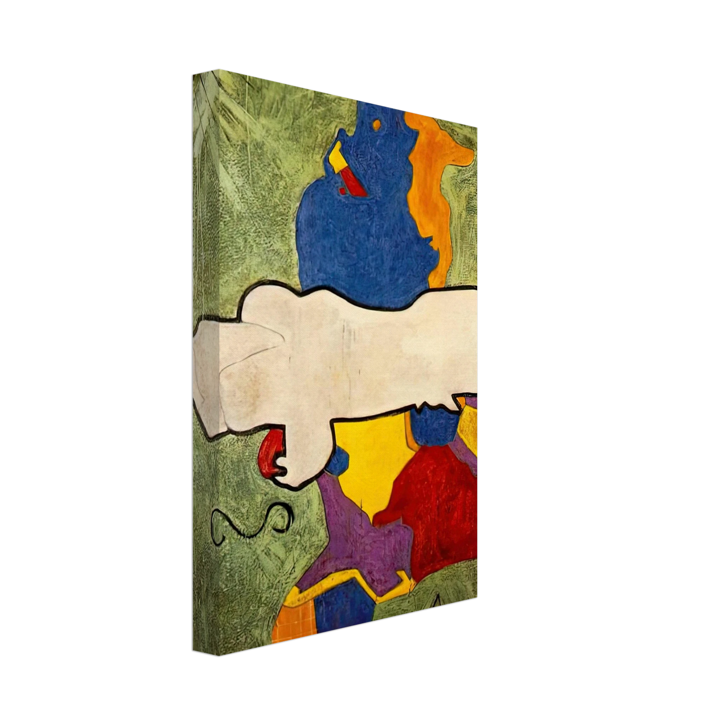 Jasper Johns - GREEN ANGEL Canvas - 40x60 cm / 16x24 inches-canvas
