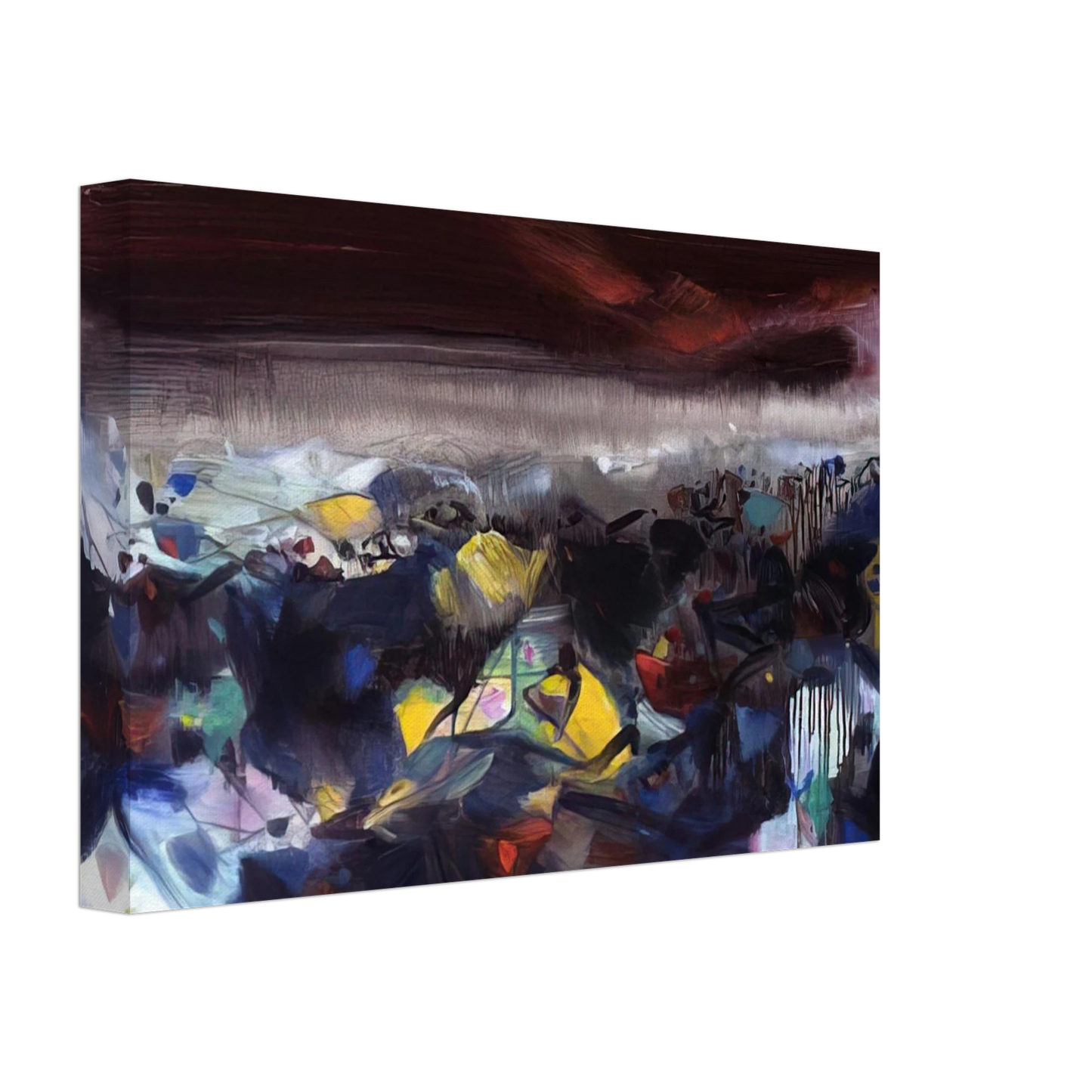 Chu teh Chun - PUISSANCE OC ANIQUE 2004 Canvas - 40x60 cm / 16x24 inches-canvas