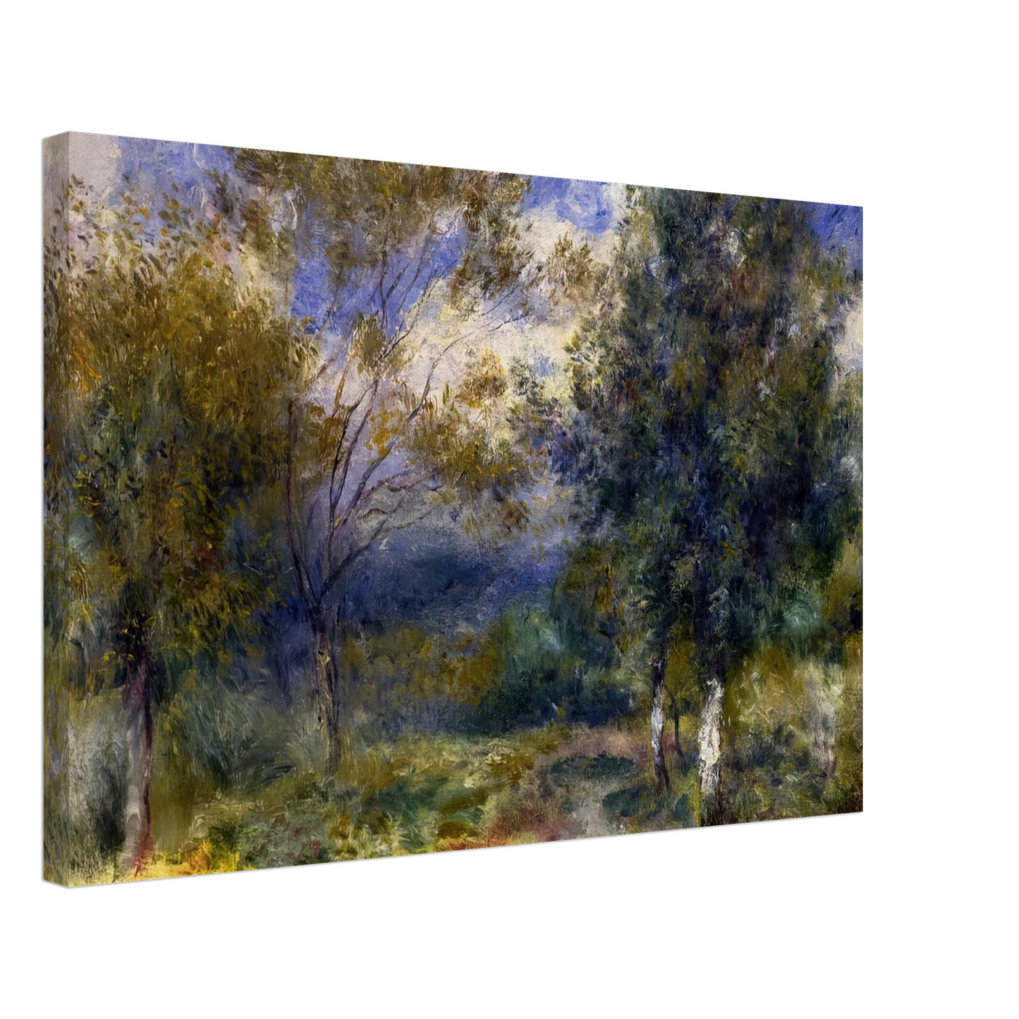 Pierre-Auguste Renoir - Sunny Landscape Canvas - 40x60 cm / 16x24 inches-canvas
