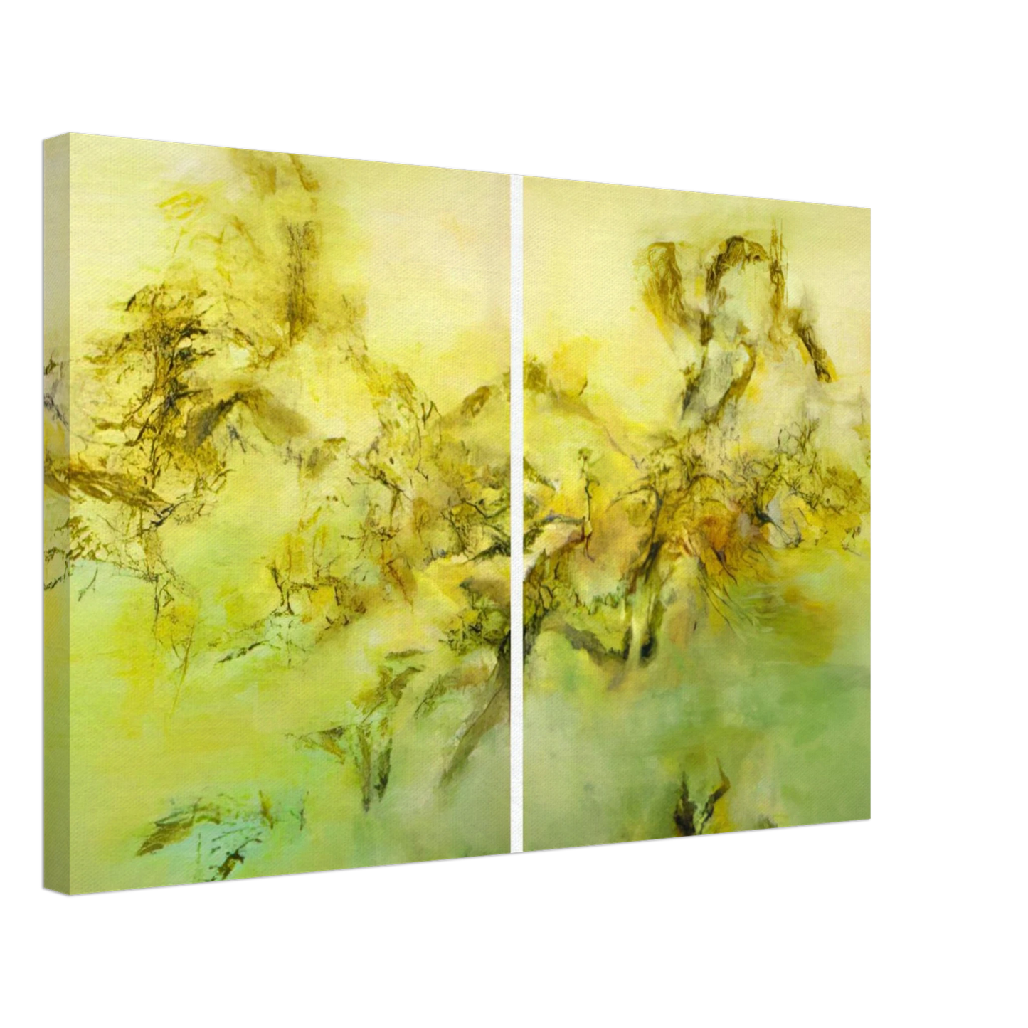 Zao Wou-Ki - 27 10 2002 2002 Canvas - 40x60 cm / 16x24 inches-canvas