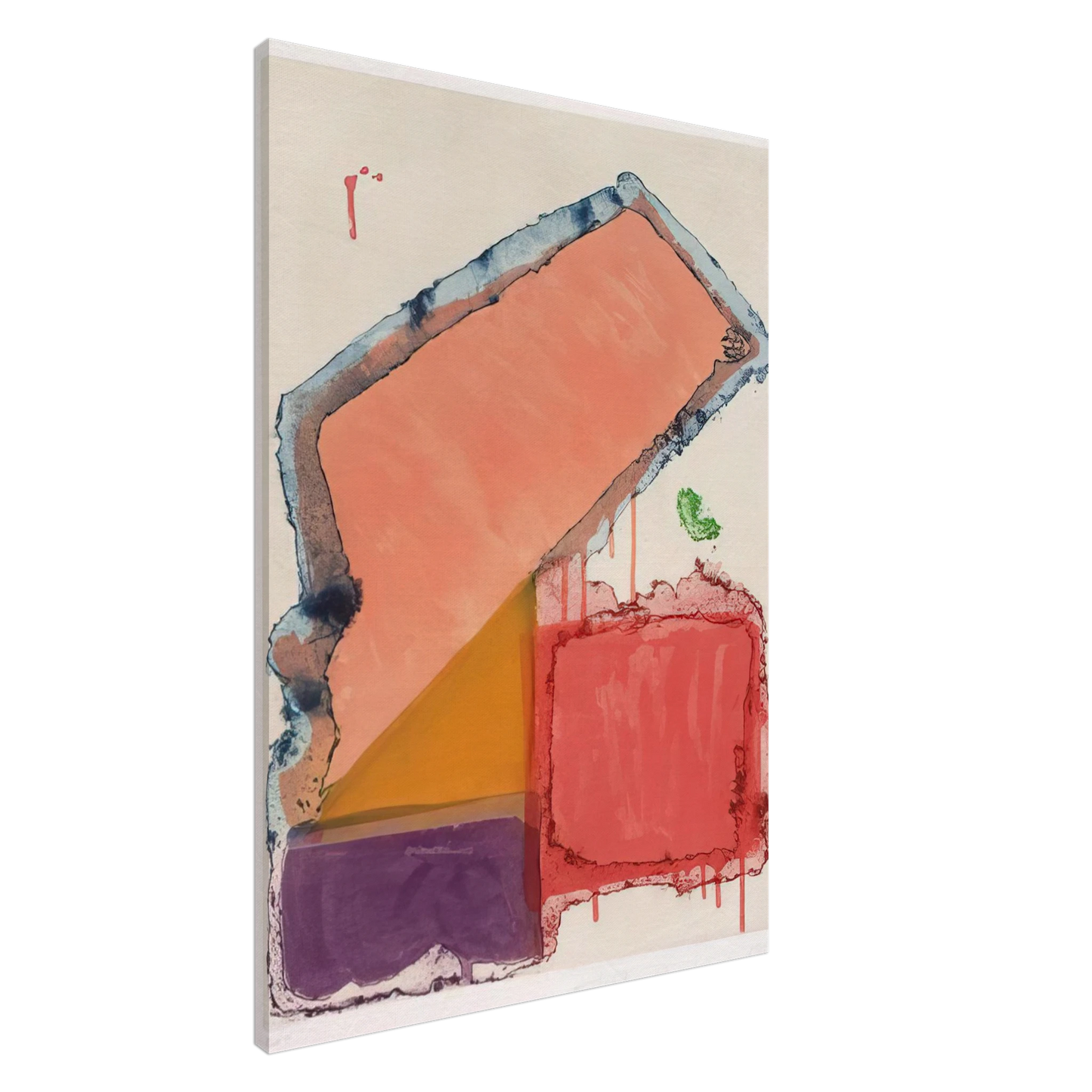 John Hoyland - Anking - 1979 Canvas - 20x30 cm / 8x12 inches-canvas