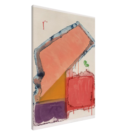 John Hoyland - Anking - 1979 Canvas - 20x30 cm / 8x12 inches-canvas