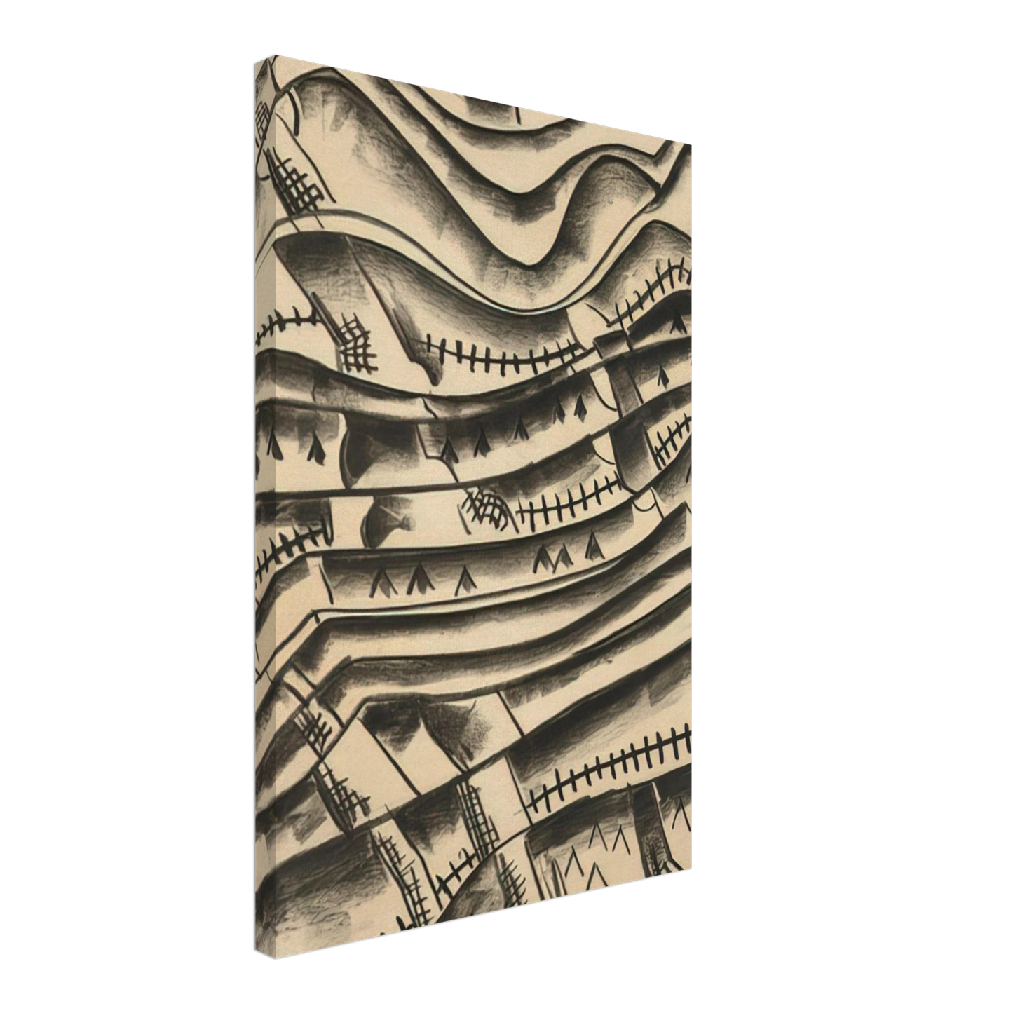 Man Ray - RIDGEFIELD LANDSCAPE Canvas - 40x60 cm / 16x24 inches-canvas