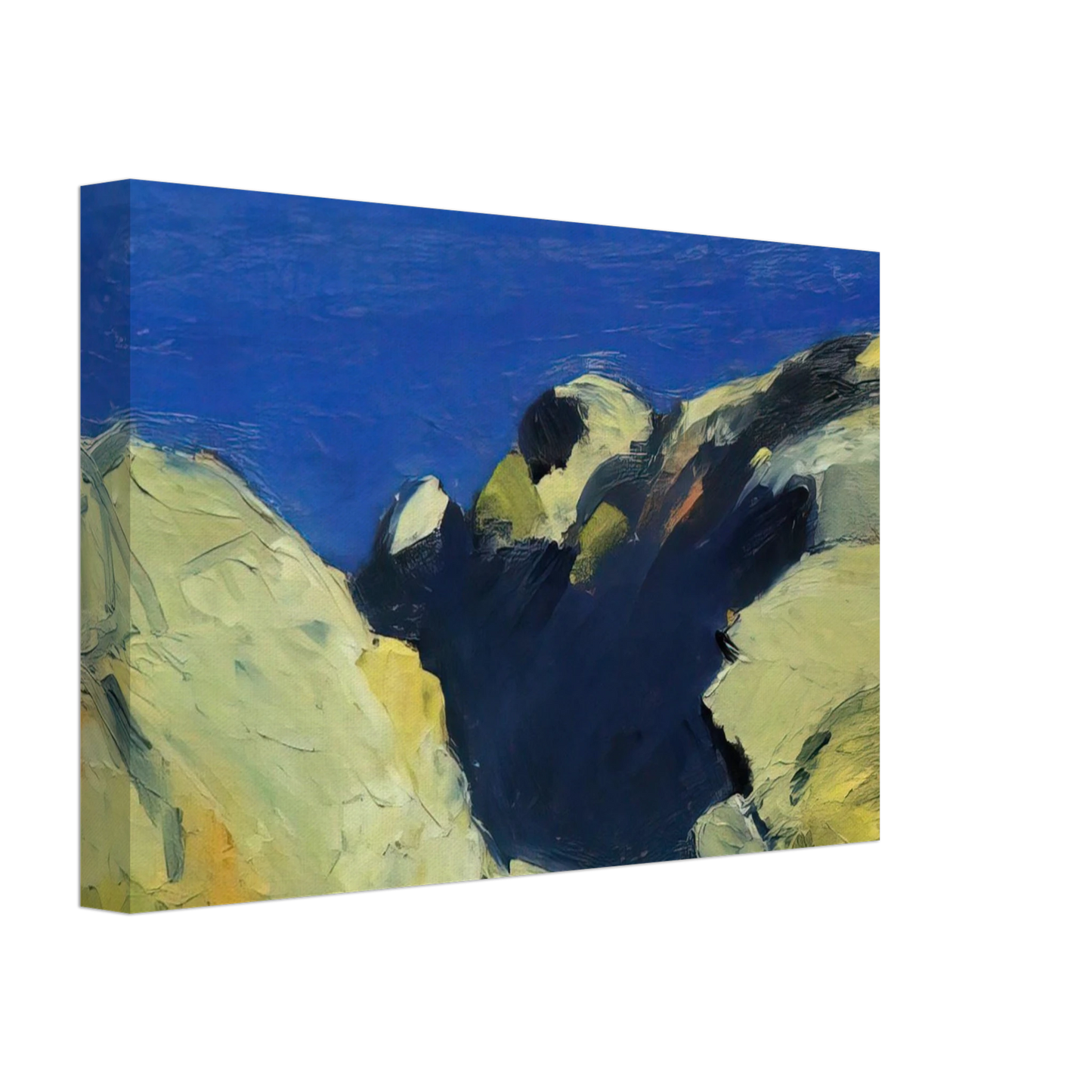 Edward Hopper - Rocks Canvas - 70x100 cm / 28x40 inches-canvas