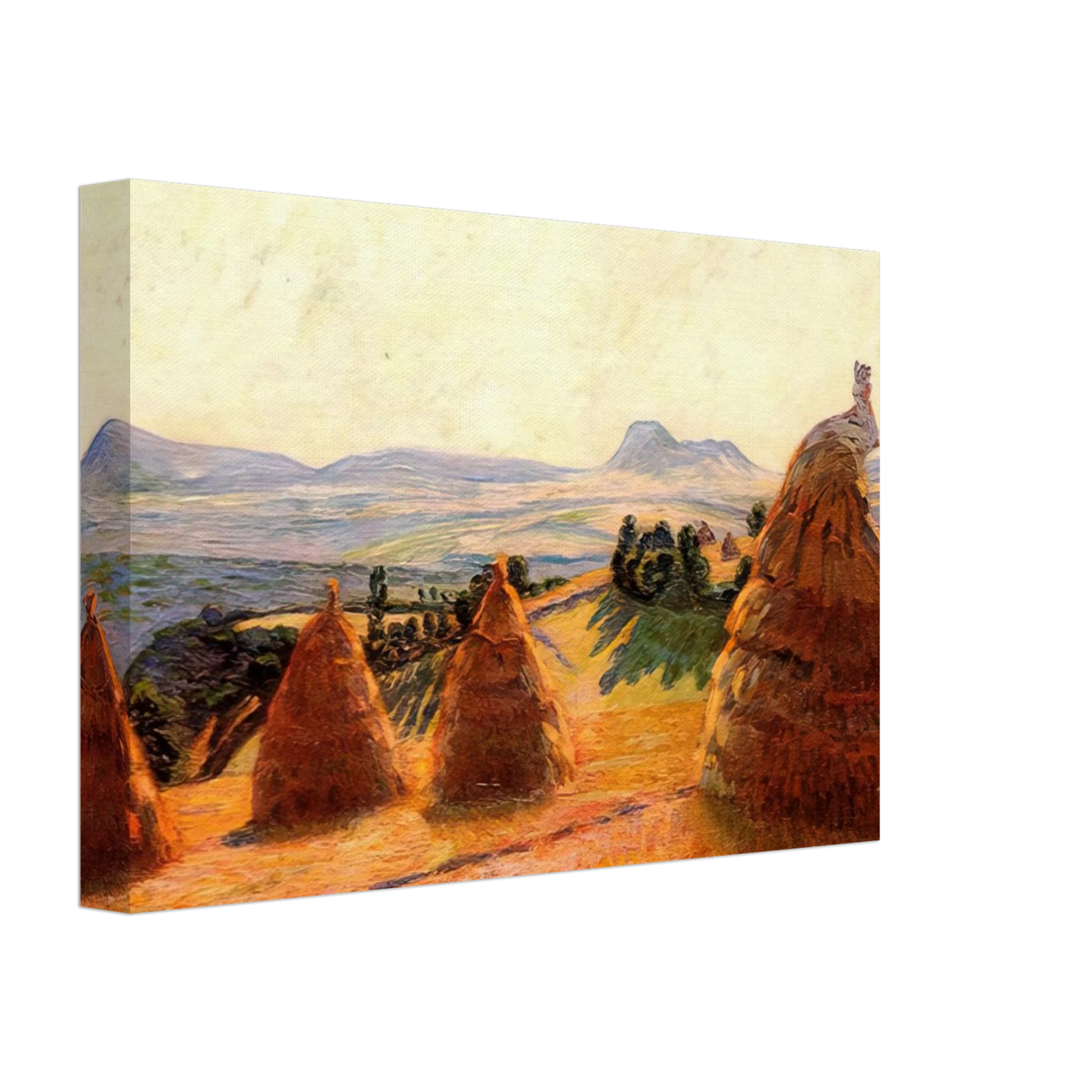 Armand Guillaumin - Plateau Bromont at Pontgibaud Puy de Dome Canvas - 70x100 cm / 28x40 inches-canvas