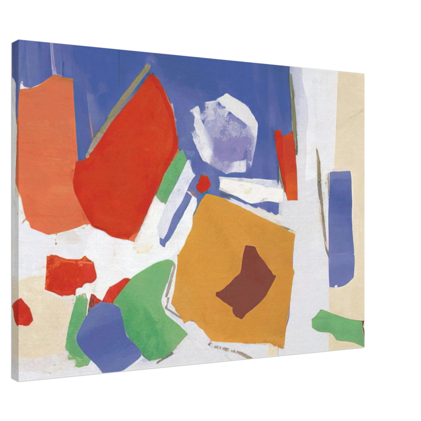 Esteban Vicente - UNTITLED 1988 Canvas - 20x30 cm / 8x12 inches-canvas