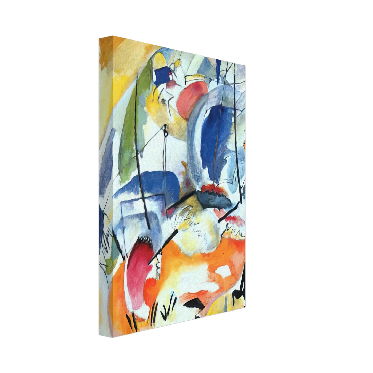 Wassily Kandinsky - IMPROVISATION 31 SEA BATTLE 1913 Canvas - 40x60 cm / 16x24 inches-canvas