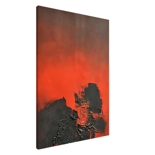 Luis Feito - UNTITLED 1961 1 Canvas - 20x30 cm / 8x12 inches-canvas