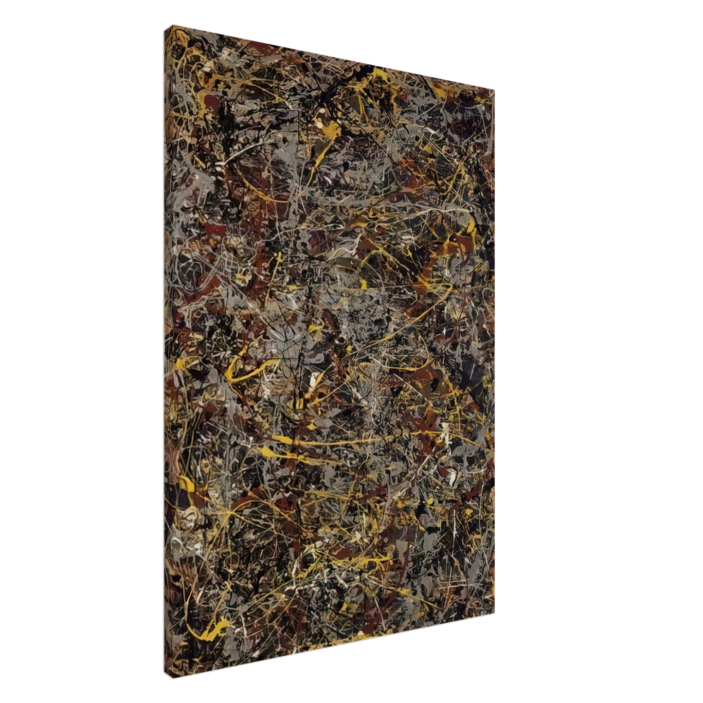 Jackson Pollock - NUMBER 5 1948 1 Canvas - 20x30 cm / 8x12 inches-canvas