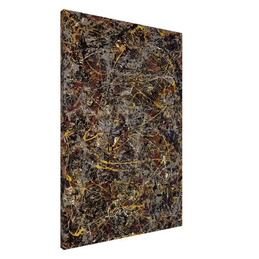 Jackson Pollock - NUMBER 5 1948 1 Canvas - 20x30 cm / 8x12 inches-canvas