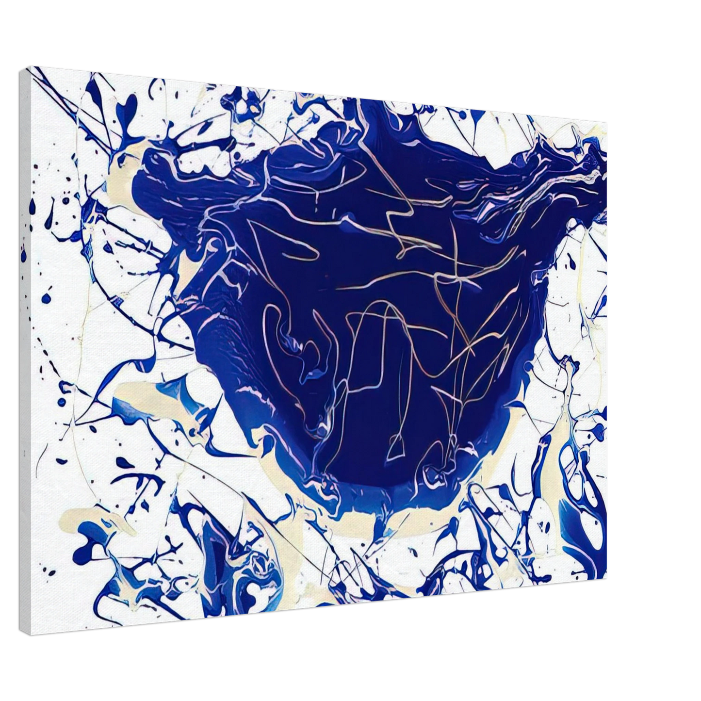 Sam Francis - Untitled  SFP92-15 SFF1671  Canvas - 20x30 cm / 8x12 inches-canvas