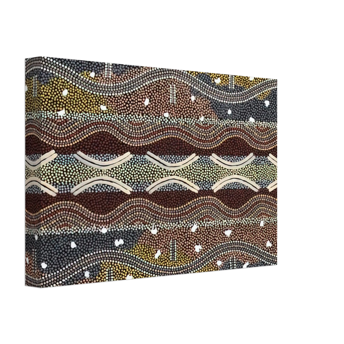 Clifford Possum Tjapaltjarri - Napperby Dreaming - 1998 Canvas - 70x100 cm / 28x40 inches-canvas