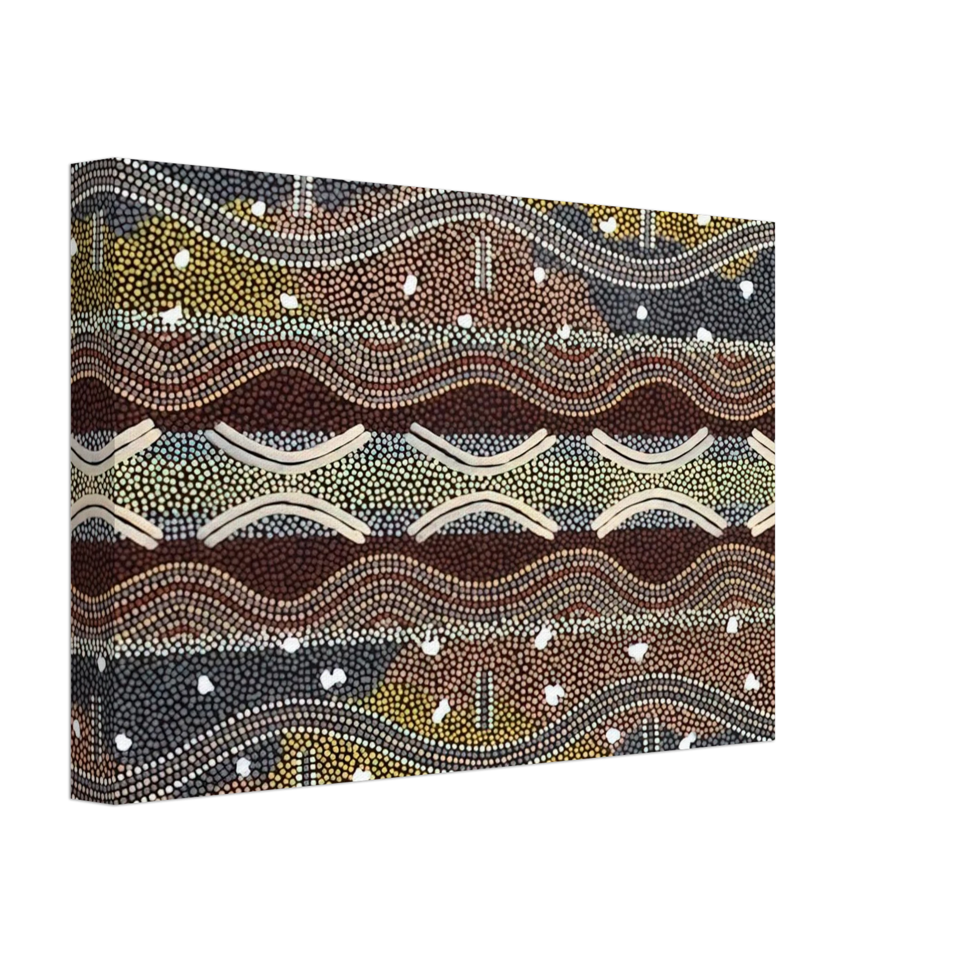 Clifford Possum Tjapaltjarri - Napperby Dreaming - 1998 Canvas - 70x100 cm / 28x40 inches-canvas