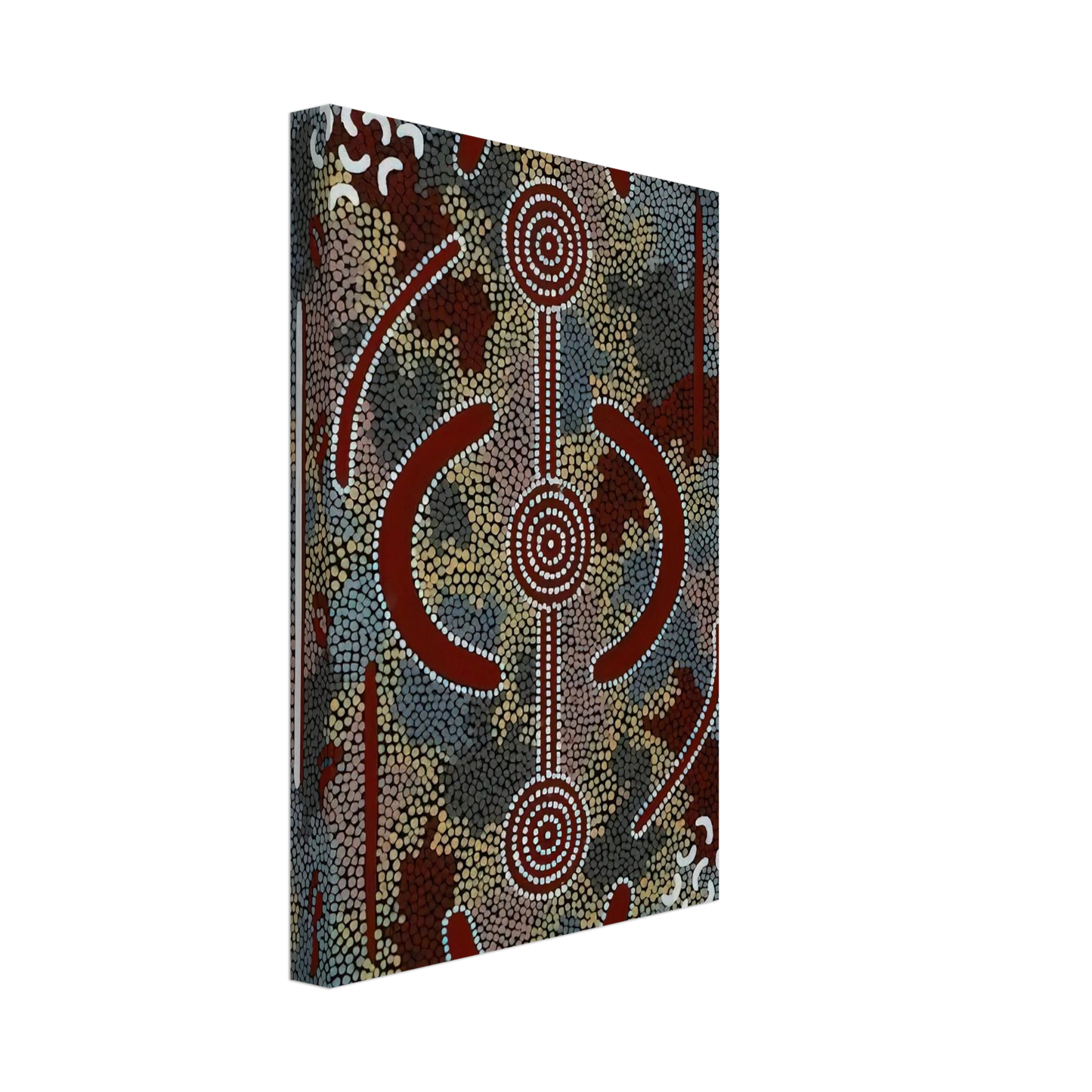 Clifford Possum Tjapaltjarri - Honey Ant Dreaming - 1981 Canvas - 70x100 cm / 28x40 inches-canvas