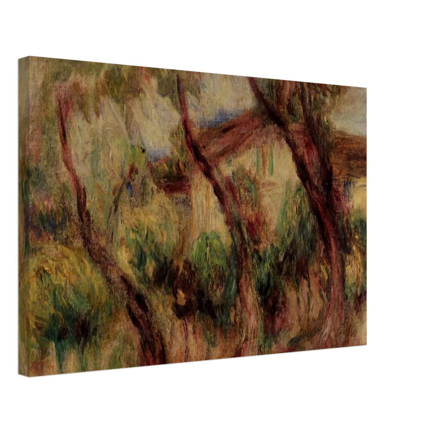 Pierre-Auguste Renoir - In the Garden of Collettes at Cagnes Canvas - 40x60 cm / 16x24 inches-canvas