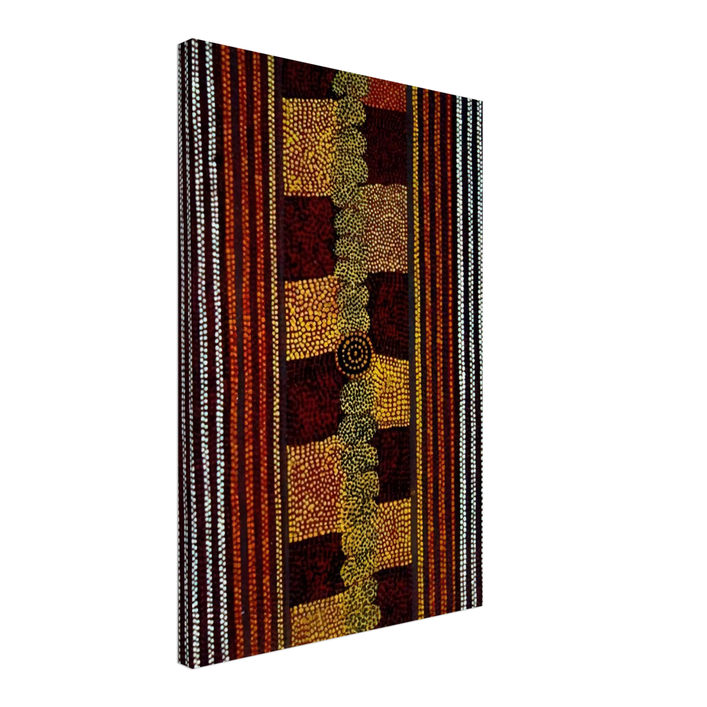 Clifford Possum Tjapaltjarri - Water Track Dreaming - 1981 Canvas - 40x60 cm / 16x24 inches-canvas