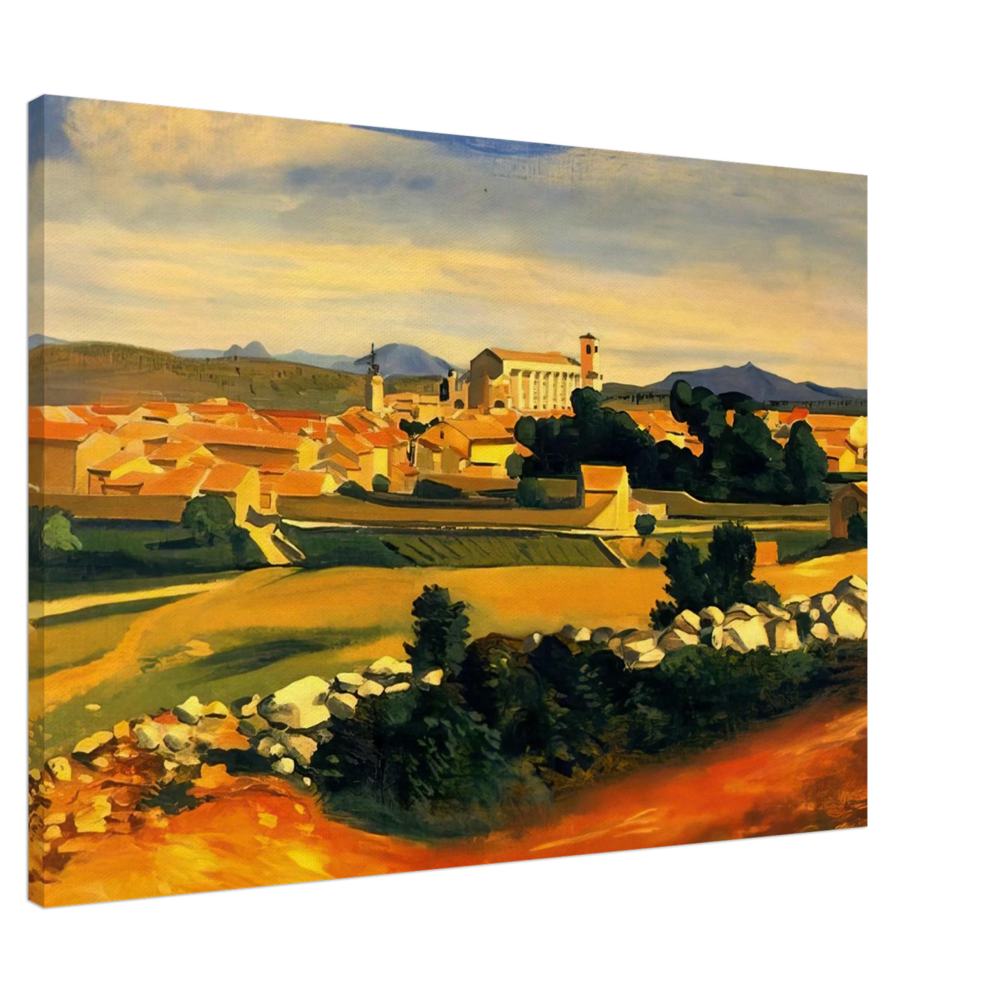 Andre Derain - LANDSCAPE 1930 Canvas - 20x30 cm / 8x12 inches-canvas