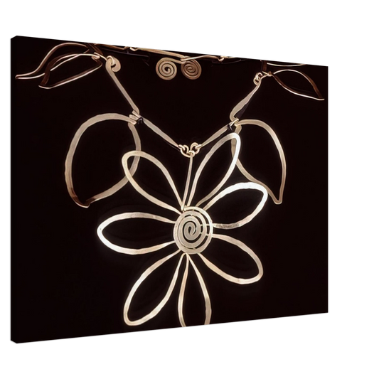 Alexander Calder - FLOWER NECKLACE 1938 Canvas - 20x30 cm / 8x12 inches-canvas