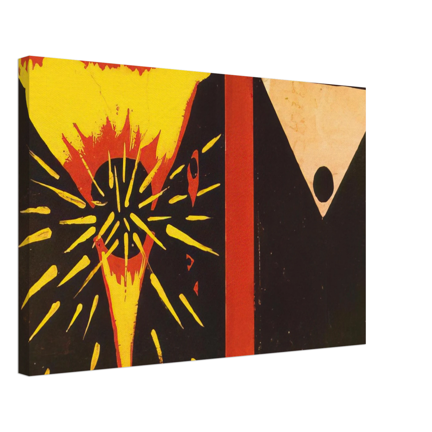 Salvador Dali - STUDY FOR CHRIST OF ST JOHN OF THE CROSS 1951 Canvas - 40x60 cm / 16x24 inches-canvas