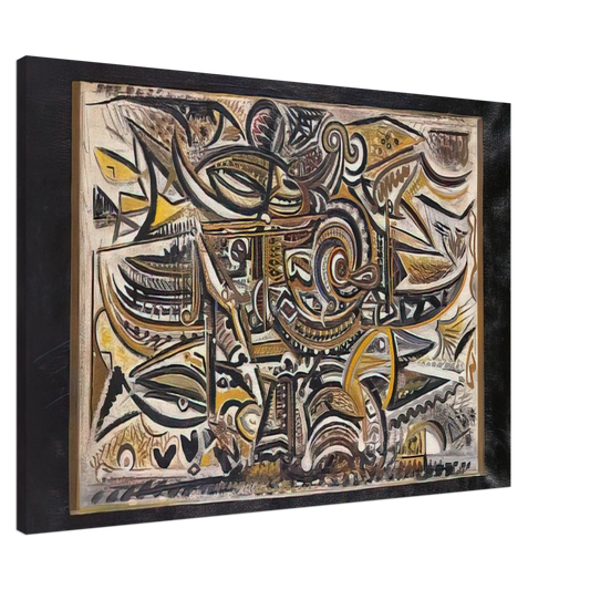 Richard Pousette-Dart - Bird in the Wind Canvas - 20x30 cm / 8x12 inches-canvas