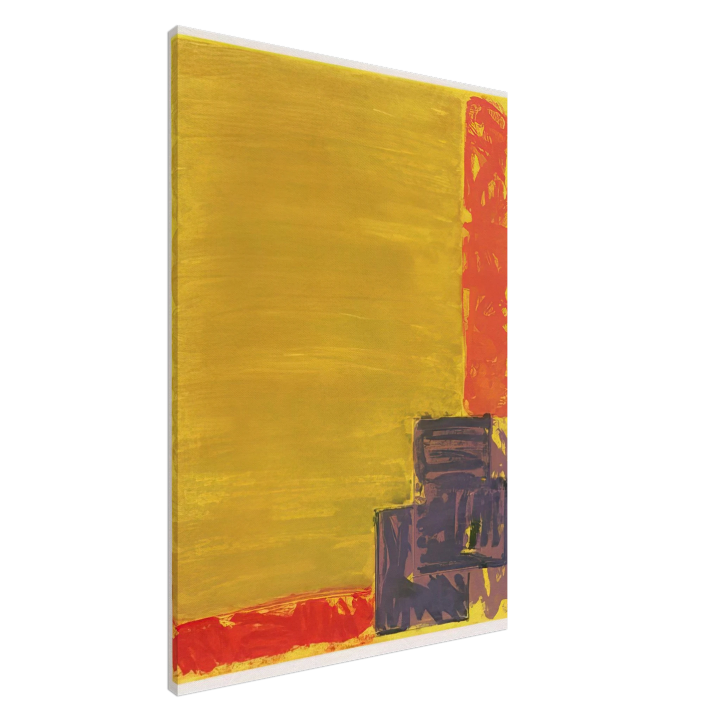 John Hoyland - View - 1979 Canvas - 20x30 cm / 8x12 inches-canvas