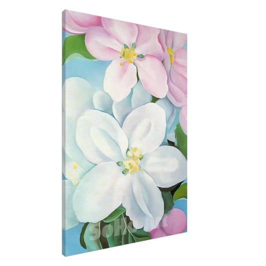 Georgia O'Keeffe - Apple Blossoms Canvas - 20x30 cm / 8x12 inches-canvas
