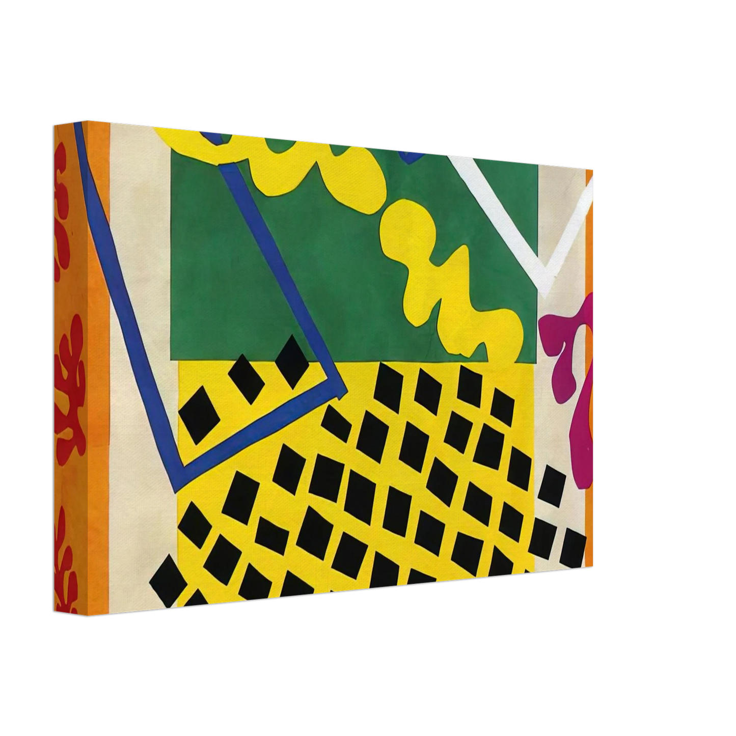 Henri Matisse - CUT OUTS 3 Canvas - 40x60 cm / 16x24 inches-canvas