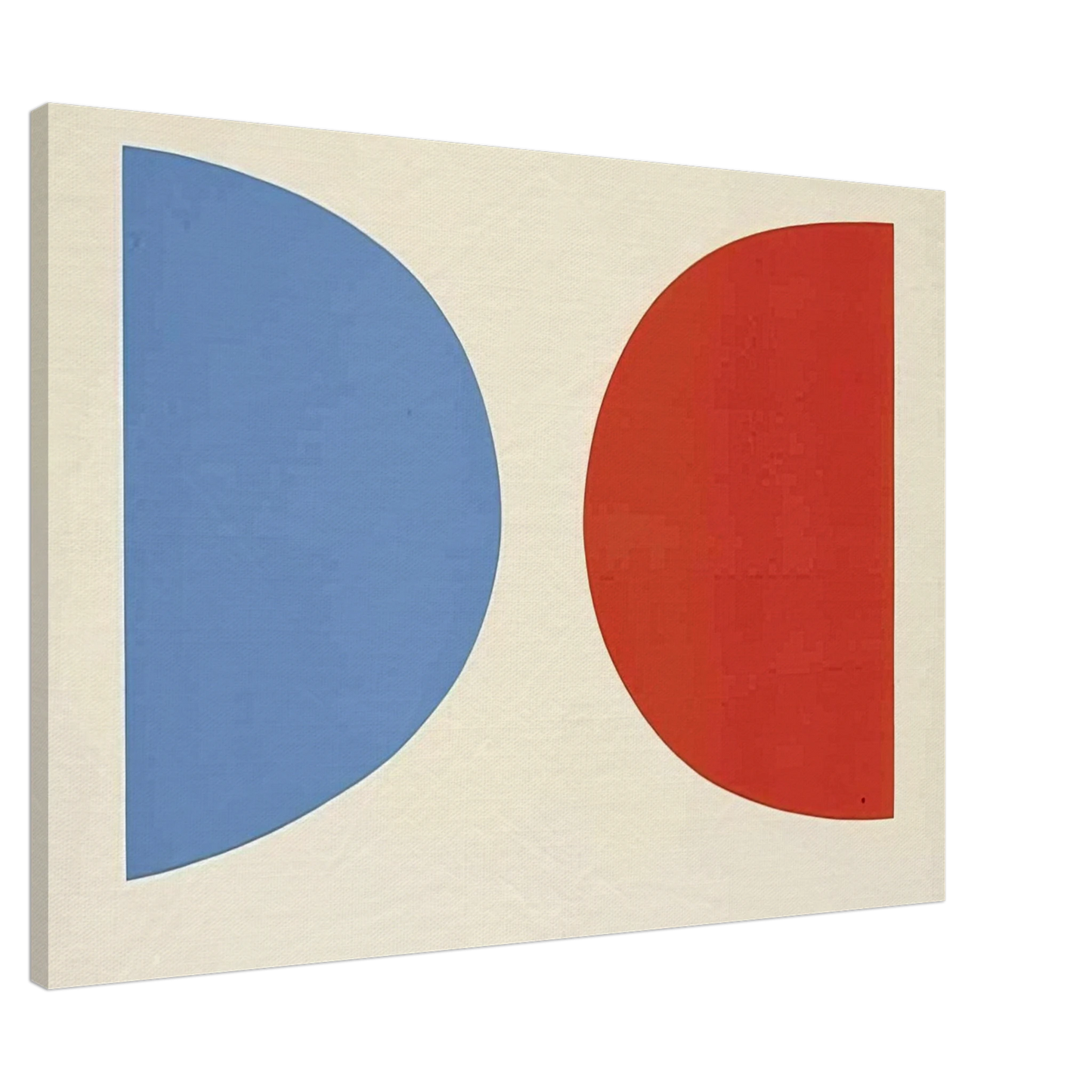 Ellsworth Kelly - Blue and Orange Canvas - 20x30 cm / 8x12 inches-canvas